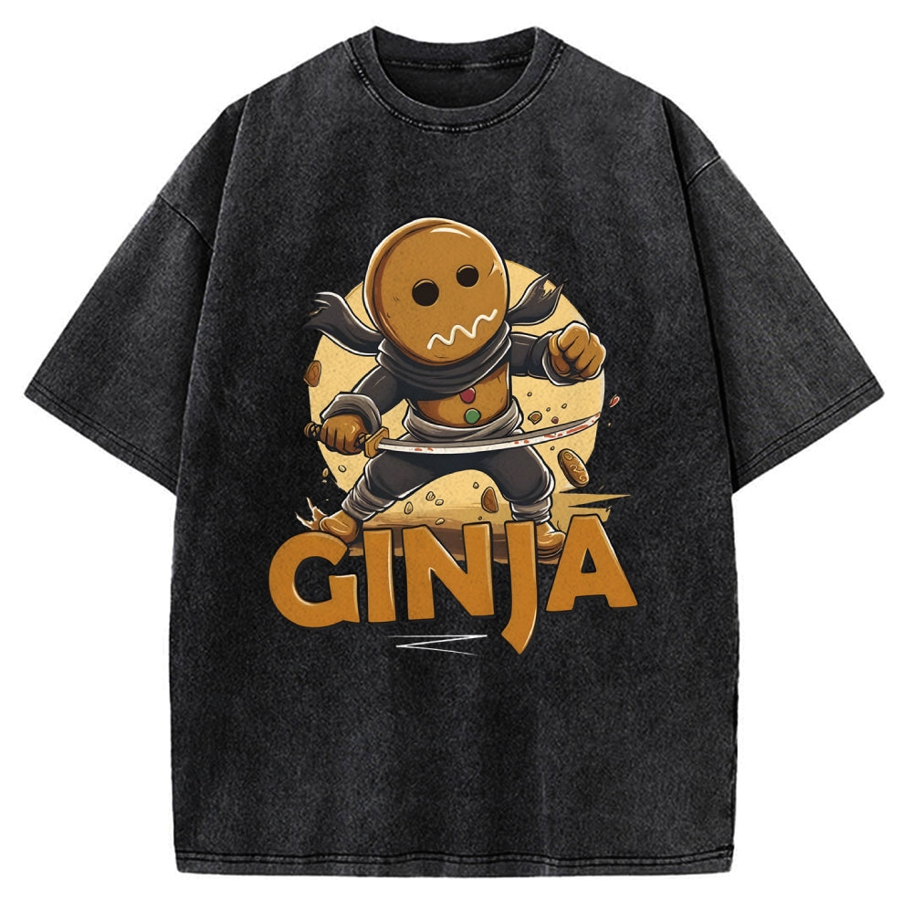 Unisex Ginja Ninja Vintage Washed T-shirt