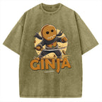Unisex Ginja Ninja Vintage Washed T-shirt
