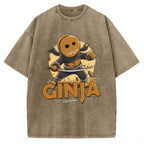 Unisex Ginja Ninja Vintage Washed T-shirt