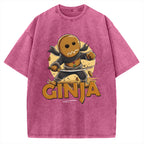 Unisex Ginja Ninja Vintage Washed T-shirt