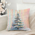 Christmas Tree Printed Throw Pillow