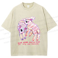 Unisex Sheep Friends Printed Washed Tee