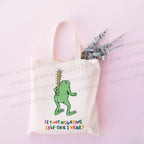 Malley Frogs Printed Tote Bag