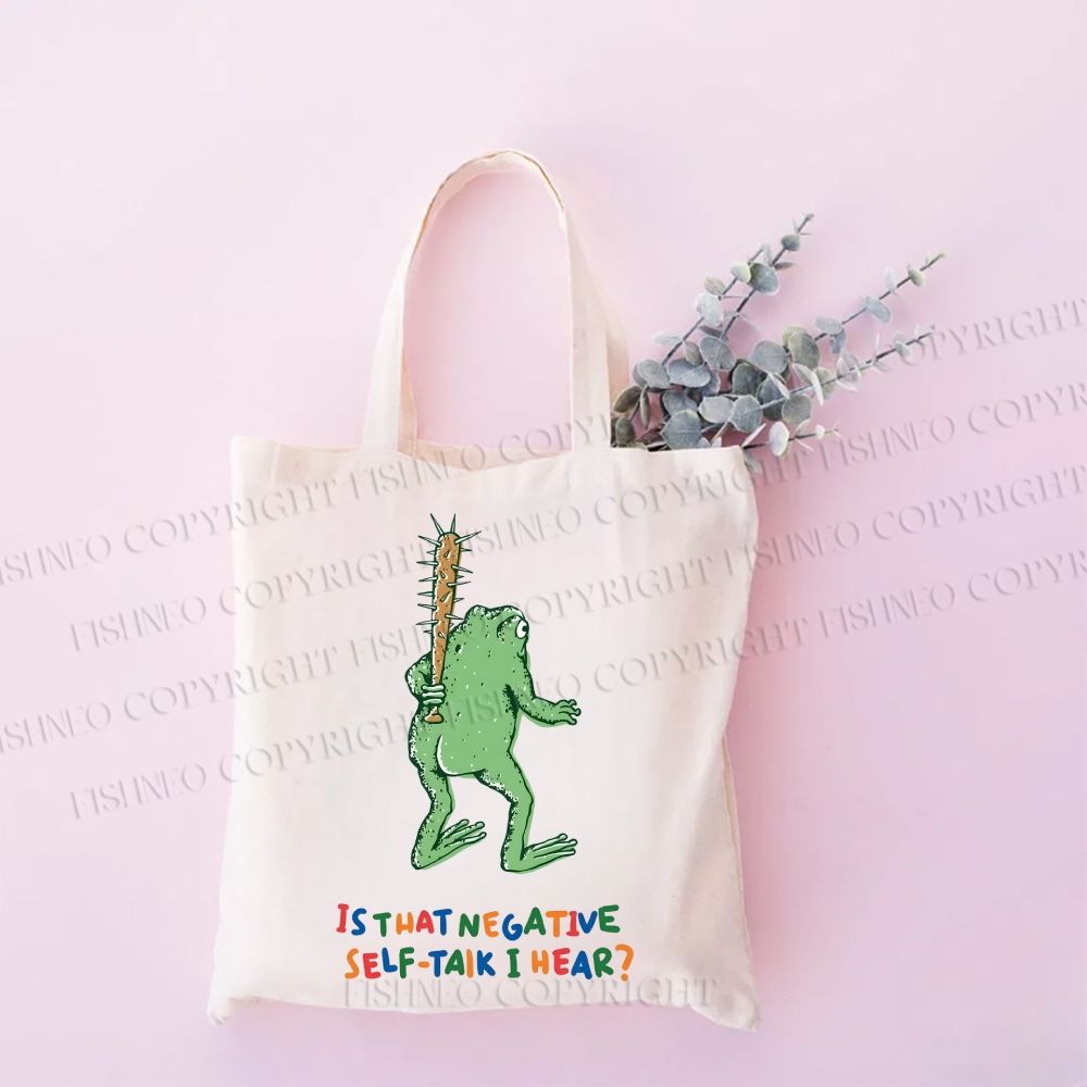 Malley Frogs Printed Tote Bag