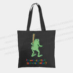Malley Frogs Printed Tote Bag