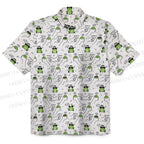 Men's Dishonest Frog Printed Short Sleeve Shirts