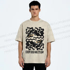 Unisex Let's Not Forget  About The Strays Printed Washed Tee