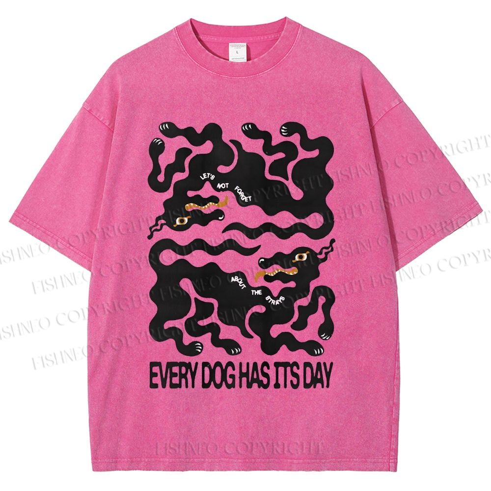 Unisex Let's Not Forget  About The Strays Printed Washed Tee