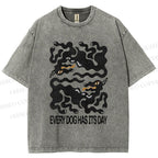 Unisex Let's Not Forget  About The Strays Printed Washed Tee