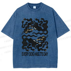 Unisex Let's Not Forget  About The Strays Printed Washed Tee