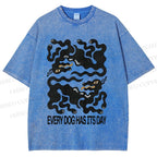 Unisex Let's Not Forget  About The Strays Printed Washed Tee