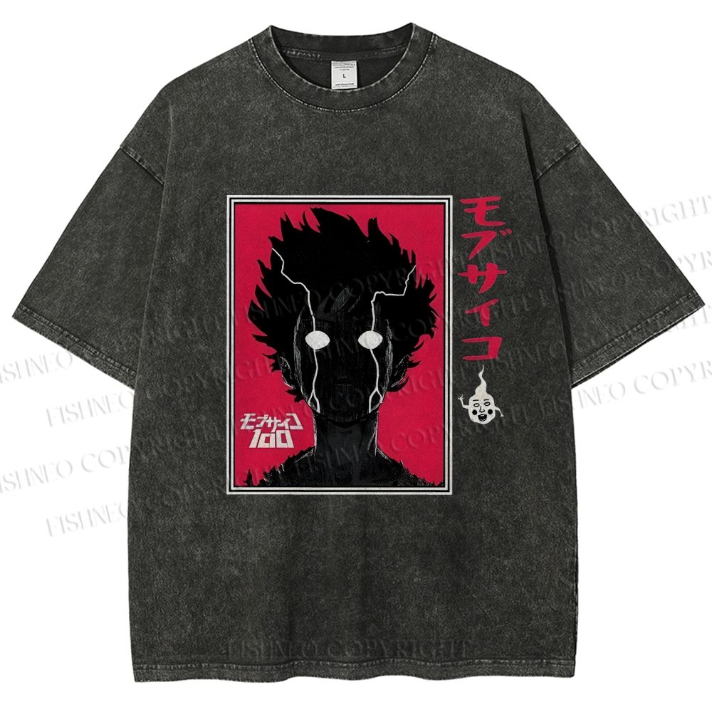 Unisex Shigeo Kageyama Printed Washed Tee