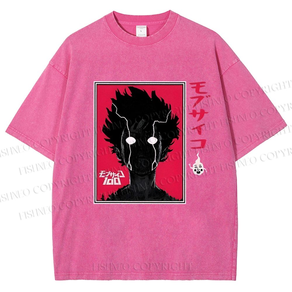 Unisex Shigeo Kageyama Printed Washed Tee