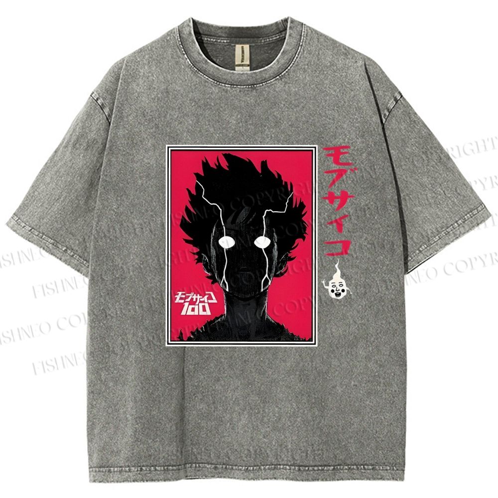 Unisex Shigeo Kageyama Printed Washed Tee
