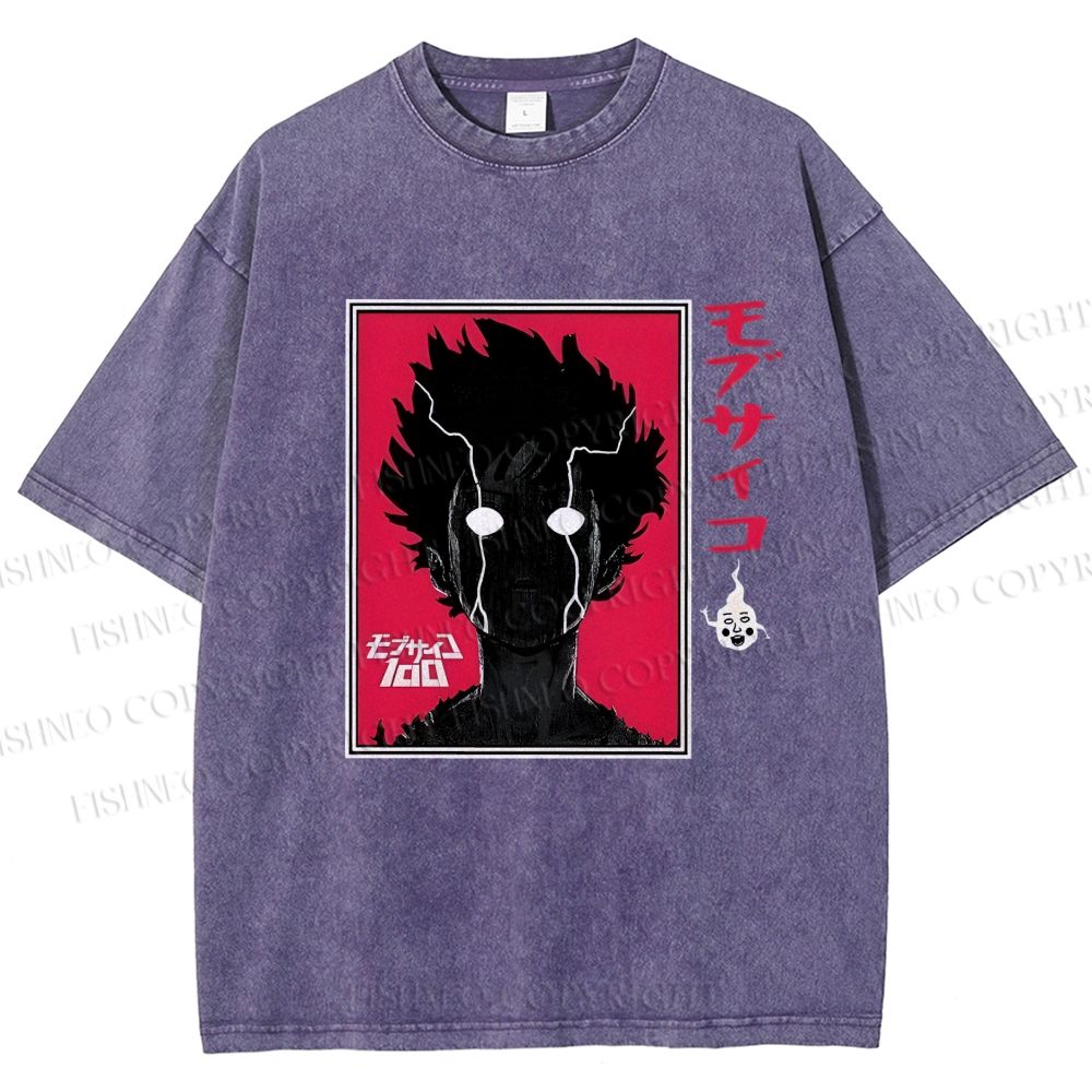 Unisex Shigeo Kageyama Printed Washed Tee