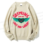 Unisex Gremlins Printed Sweatshirt
