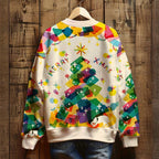 Christmas Tree Gift Printed Sweatshirt