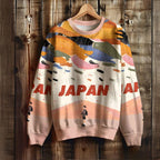 Japanese Fish Kite Printed Sweatshirt