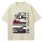 Nissan Car Vintage Wash Japanese Design T-Shirt