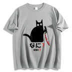A Puzzled Cat Holding A Knife Classic T-Shirt