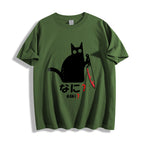 A Puzzled Cat Holding A Knife Classic T-Shirt