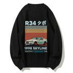 1998 Nissan R34 Skyline Cotton Sweatshirt