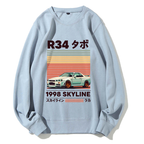 1998 Nissan R34 Skyline Cotton Sweatshirt