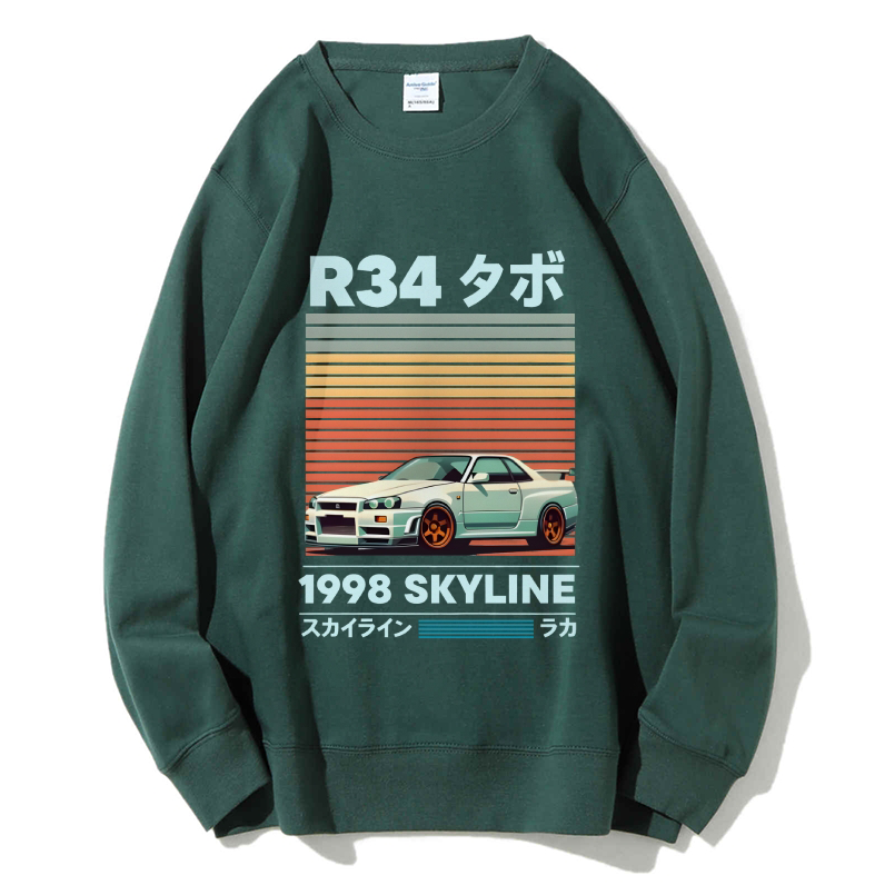 1998 Nissan R34 Skyline Cotton Sweatshirt