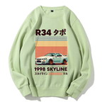 1998 Nissan R34 Skyline Cotton Sweatshirt