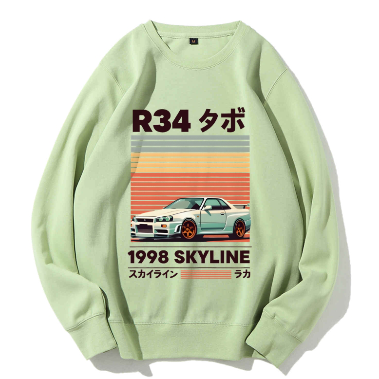 1998 Nissan R34 Skyline Cotton Sweatshirt