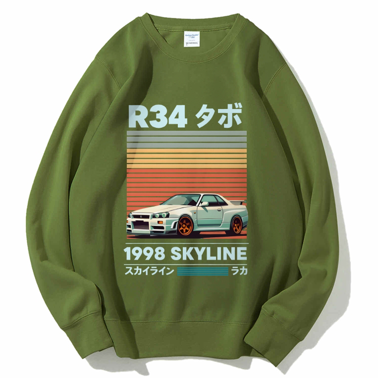 1998 Nissan R34 Skyline Cotton Sweatshirt