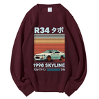 1998 Nissan R34 Skyline Cotton Sweatshirt