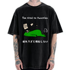 Too Tired To Work Properly Vintage Washed T-shirt
