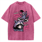 Unisex Sometimes I Break Dance Vintage Washed T-shirt