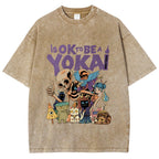 Ok yokai Vintage Washed T-shirt