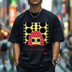 Unisex Classic Cotton Japanese Yayoi Kusama Woman Printed T-shirt