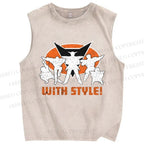 Unisex Dragon Ball Ginyu Force Printed Washed Tank Top