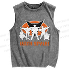 Unisex Dragon Ball Ginyu Force Printed Washed Tank Top