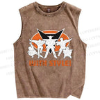 Unisex Dragon Ball Ginyu Force Printed Washed Tank Top