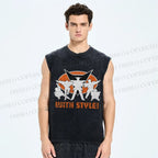 Unisex Dragon Ball Ginyu Force Printed Washed Tank Top