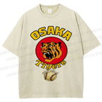 Unisex Osaka Tigers Printed Washed Tee