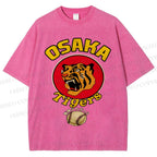 Unisex Osaka Tigers Printed Washed Tee