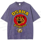 Unisex Osaka Tigers Printed Washed Tee