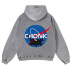 CHONK/NASA Vintage Washed Cotton Back Art Hoodie