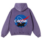 CHONK/NASA Vintage Washed Cotton Back Art Hoodie