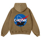 CHONK/NASA Vintage Washed Cotton Back Art Hoodie