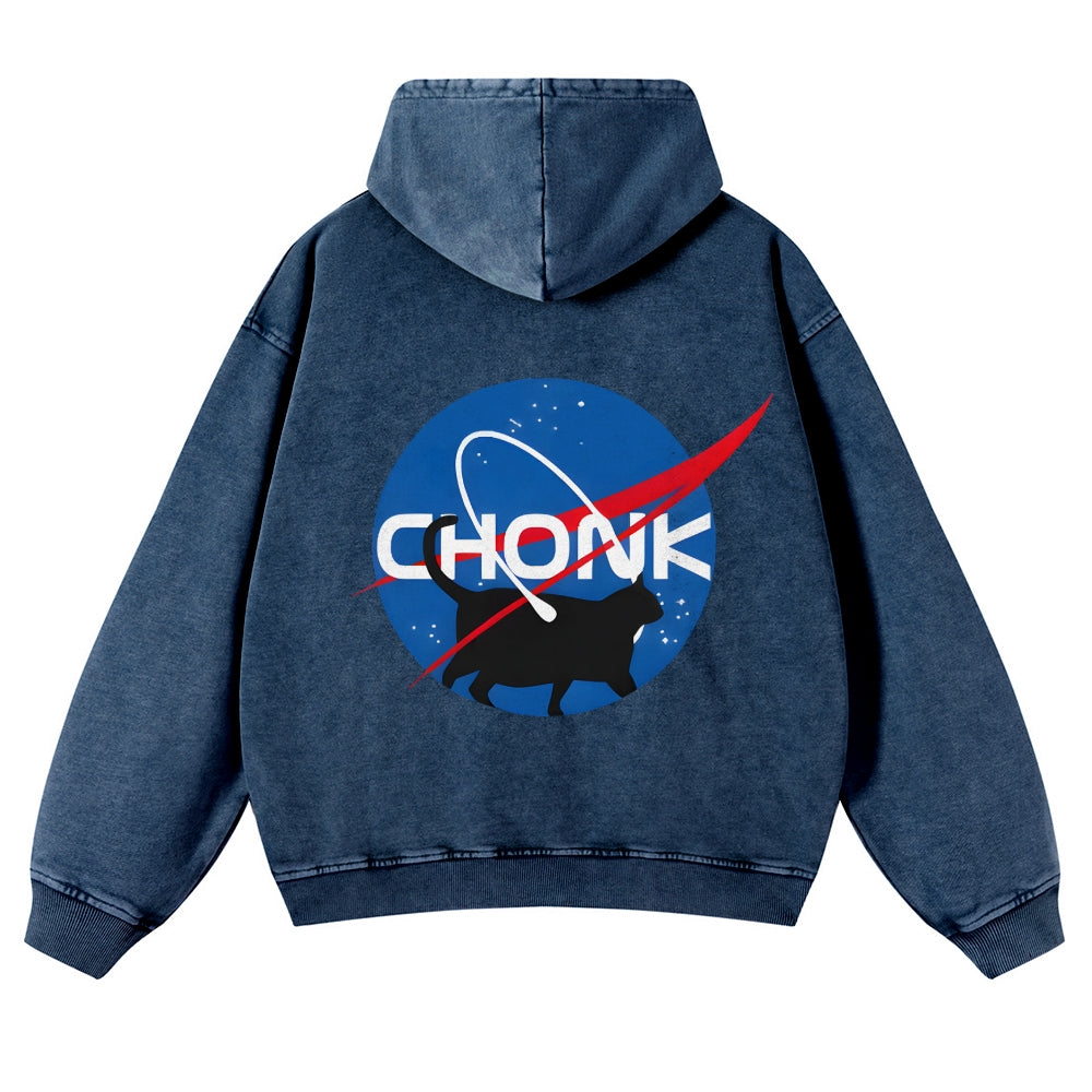 CHONK/NASA Vintage Washed Cotton Back Art Hoodie