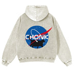 CHONK/NASA Vintage Washed Cotton Back Art Hoodie