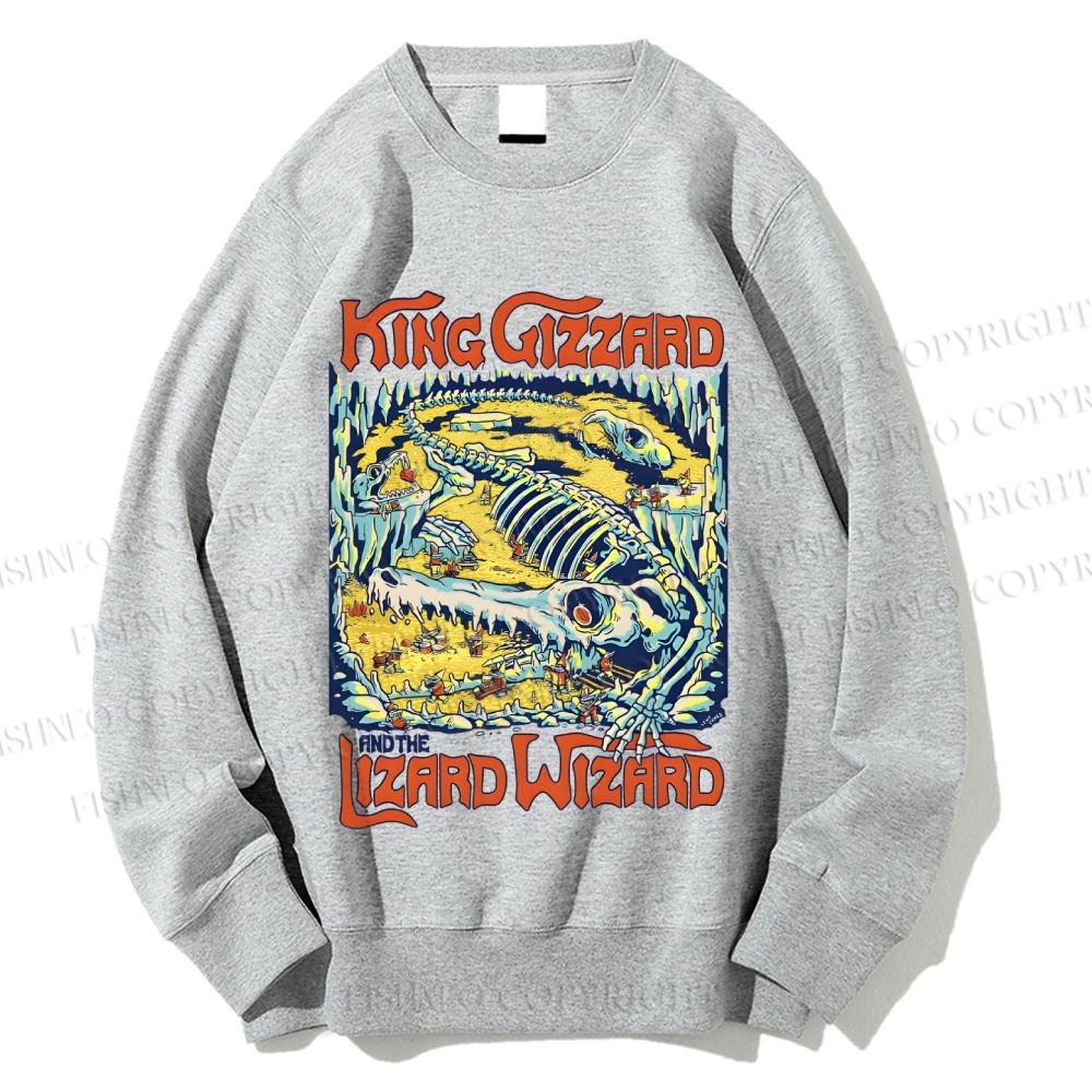 Unisex King Gizzard Printed Sweatshirt
