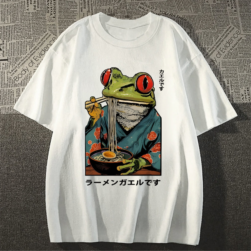 Frog Ramen Japanese Style Classic Tee
